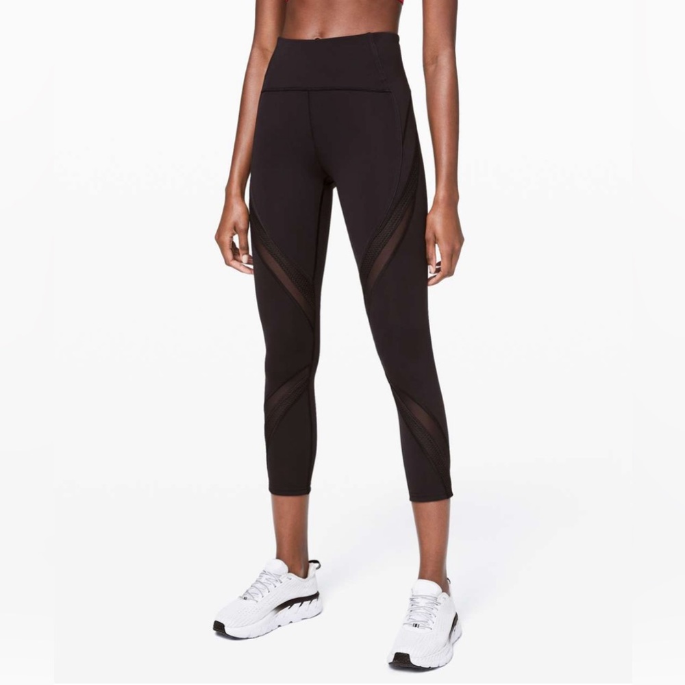 Lululemon Bootcamp Ready 25" Leggings Tight Running Black Women’s 10